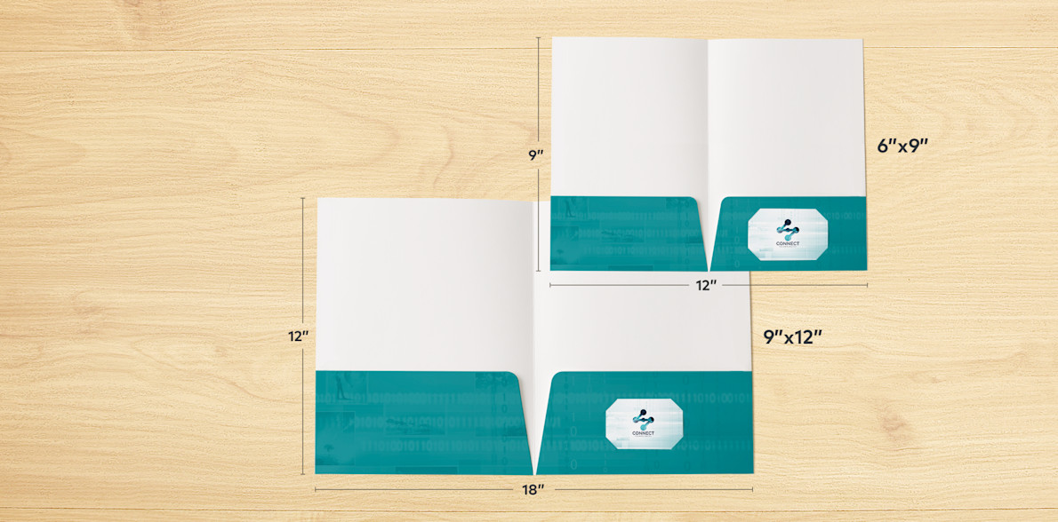 homemade presentation folders